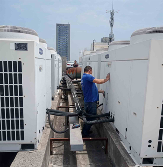 孝昌中央空调制热和不制冷系统维修方法